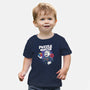 Puzzle Master-Baby-Basic-Tee-Marinho