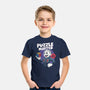 Puzzle Master-Youth-Basic-Tee-Marinho