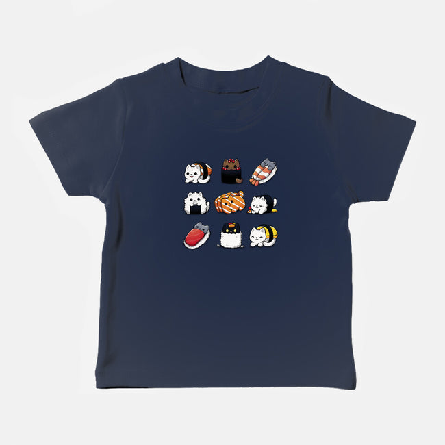 Japan Food Kittens-Baby-Basic-Tee-Vallina84