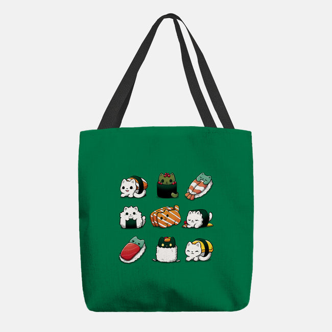 Japan Food Kittens-None-Basic Tote-Bag-Vallina84