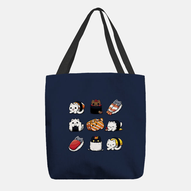 Japan Food Kittens-None-Basic Tote-Bag-Vallina84