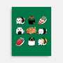 Japan Food Kittens-None-Stretched-Canvas-Vallina84