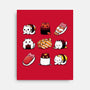 Japan Food Kittens-None-Stretched-Canvas-Vallina84