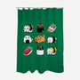 Japan Food Kittens-None-Polyester-Shower Curtain-Vallina84