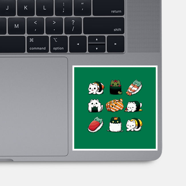 Japan Food Kittens-None-Glossy-Sticker-Vallina84
