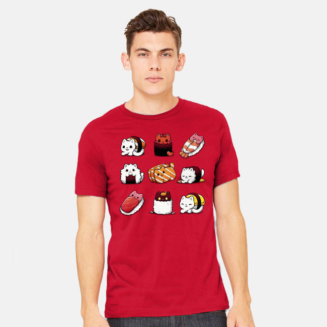 Japan Food Kittens-Mens-Heavyweight-Tee-Vallina84