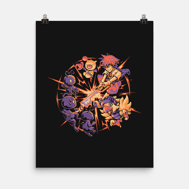 Keyblade Clash-None-Matte-Poster-eduely