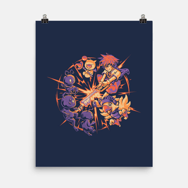 Keyblade Clash-None-Matte-Poster-eduely