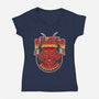 Lord Of Darkness 85-Womens-V-Neck-Tee-CarloJ1956