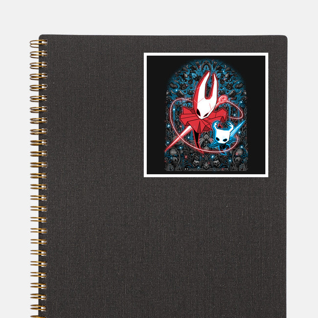 Mosaic Hornet-None-Glossy-Sticker-zybbhorn