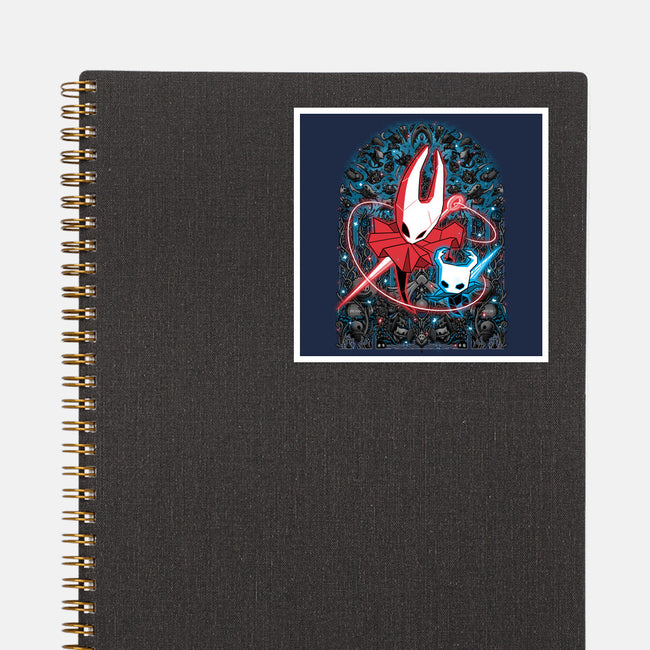 Mosaic Hornet-None-Glossy-Sticker-zybbhorn