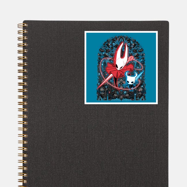 Mosaic Hornet-None-Glossy-Sticker-zybbhorn