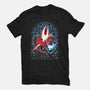 Mosaic Hornet-Mens-Basic-Tee-zybbhorn