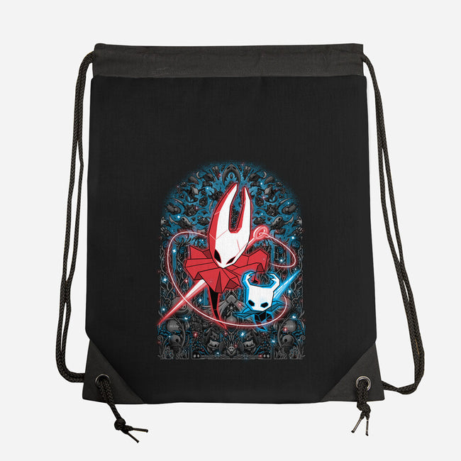 Mosaic Hornet-None-Drawstring-Bag-zybbhorn