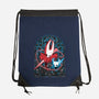 Mosaic Hornet-None-Drawstring-Bag-zybbhorn