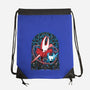 Mosaic Hornet-None-Drawstring-Bag-zybbhorn