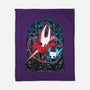 Mosaic Hornet-None-Fleece-Blanket-zybbhorn