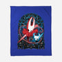Mosaic Hornet-None-Fleece-Blanket-zybbhorn