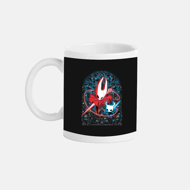Mosaic Hornet-None-Mug-Drinkware-zybbhorn