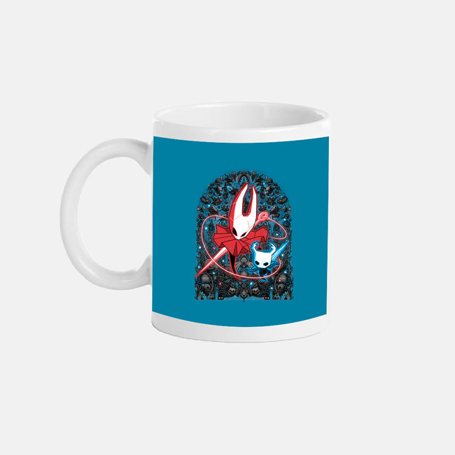Mosaic Hornet-None-Mug-Drinkware-zybbhorn