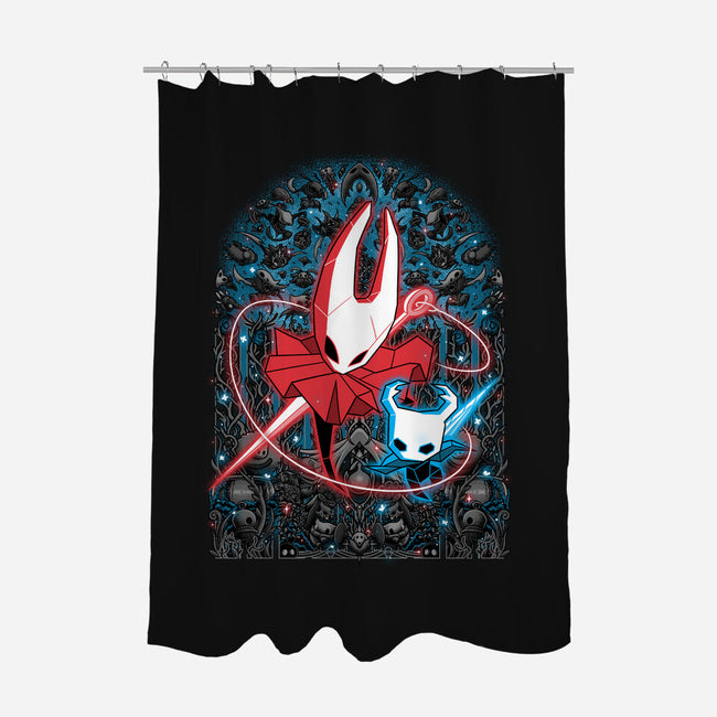 Mosaic Hornet-None-Polyester-Shower Curtain-zybbhorn
