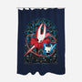Mosaic Hornet-None-Polyester-Shower Curtain-zybbhorn