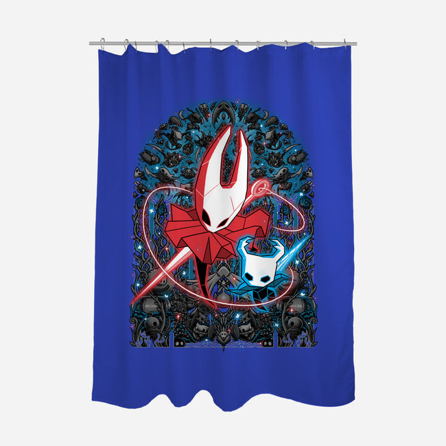 Mosaic Hornet-None-Polyester-Shower Curtain-zybbhorn