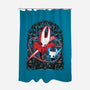 Mosaic Hornet-None-Polyester-Shower Curtain-zybbhorn