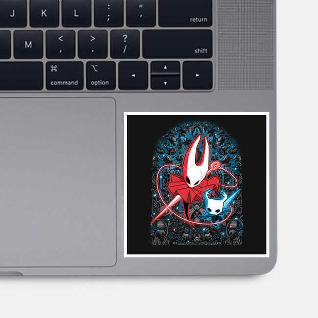 Mosaic Hornet-None-Glossy-Sticker-zybbhorn