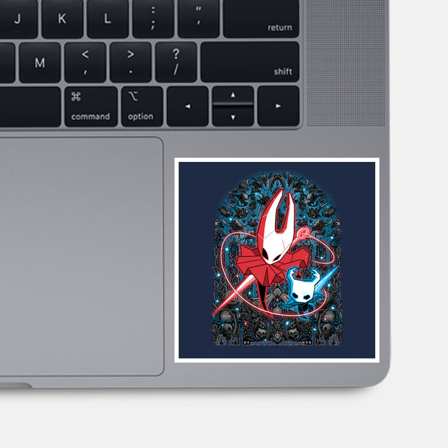 Mosaic Hornet-None-Glossy-Sticker-zybbhorn