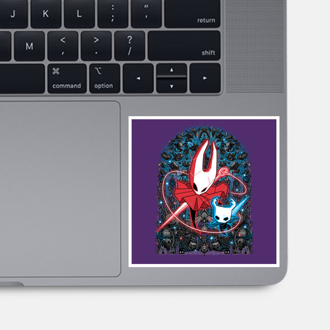 Mosaic Hornet-None-Glossy-Sticker-zybbhorn