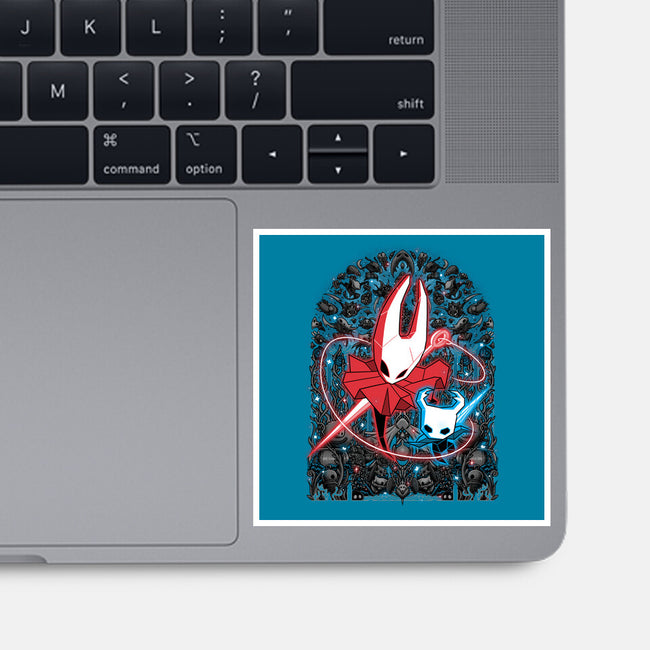 Mosaic Hornet-None-Glossy-Sticker-zybbhorn