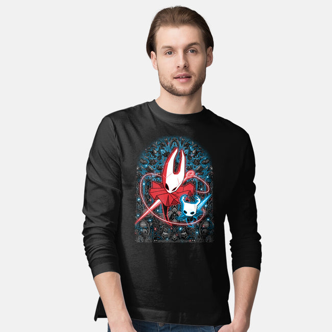 Mosaic Hornet-Mens-Long Sleeved-Tee-zybbhorn