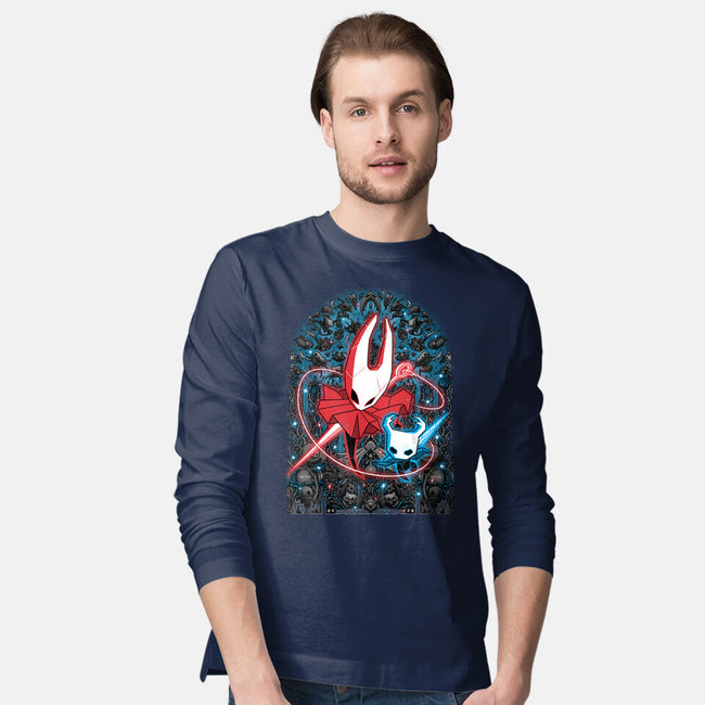 Mosaic Hornet-Mens-Long Sleeved-Tee-zybbhorn
