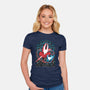 Mosaic Hornet-Womens-Fitted-Tee-zybbhorn