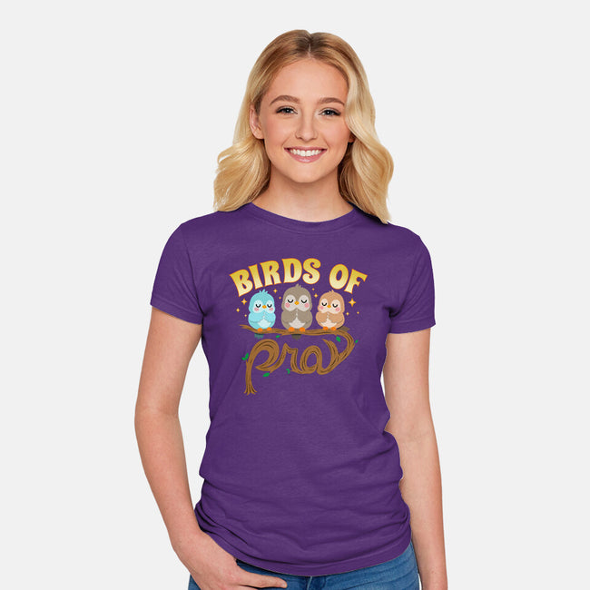 Birds Of Pray-Womens-Fitted-Tee-Boggs Nicolas