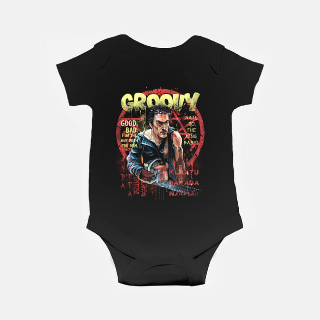 Groovy Painting-Baby-Basic-Onesie-zascanauta