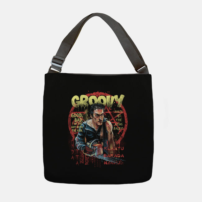 Groovy Painting-None-Adjustable Tote-Bag-zascanauta