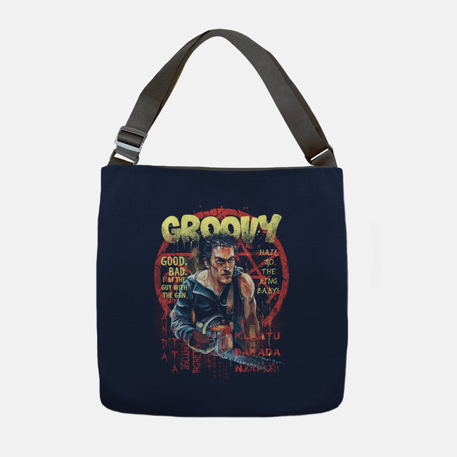 Groovy Painting-None-Adjustable Tote-Bag-zascanauta