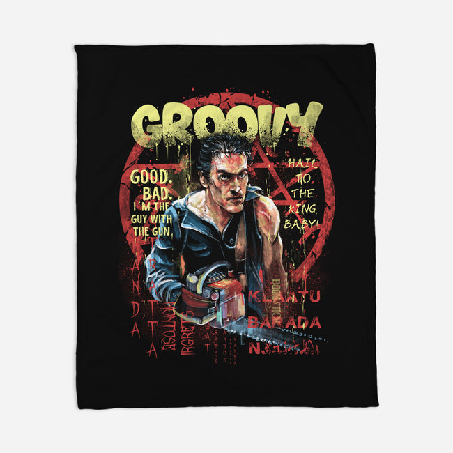 Groovy Painting-None-Fleece-Blanket-zascanauta