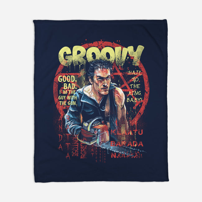 Groovy Painting-None-Fleece-Blanket-zascanauta
