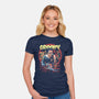 Groovy Painting-Womens-Fitted-Tee-zascanauta