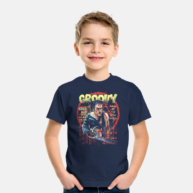 Groovy Painting-Youth-Basic-Tee-zascanauta