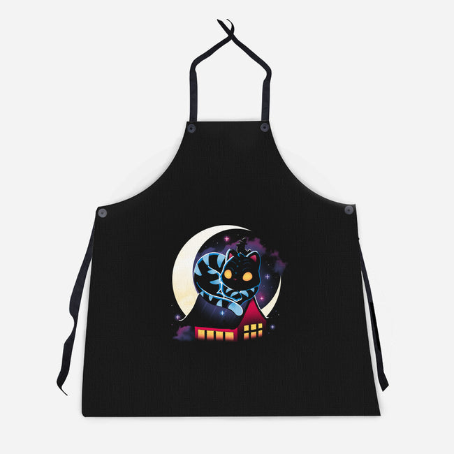 Japan Cat-Unisex-Kitchen-Apron-Vallina84