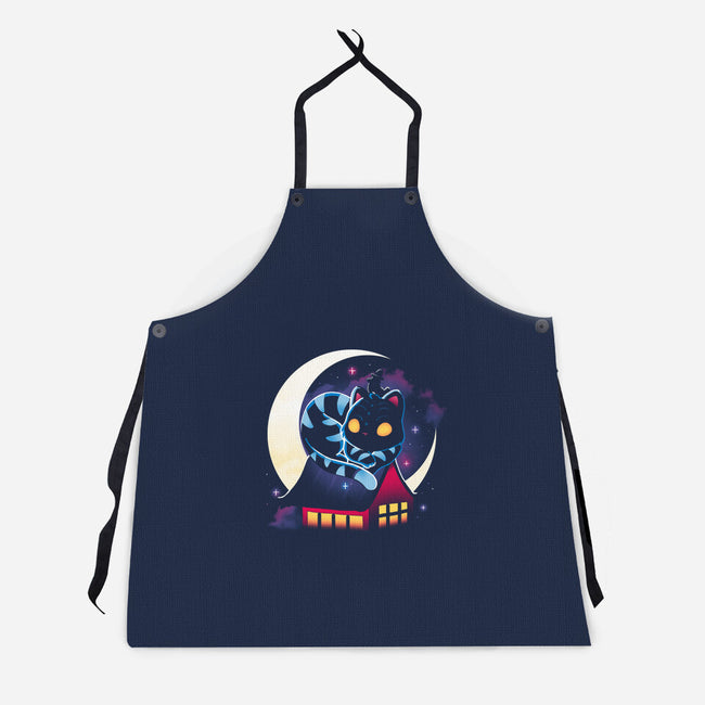 Japan Cat-Unisex-Kitchen-Apron-Vallina84