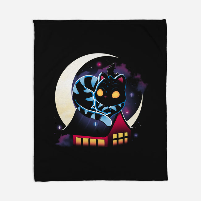 Japan Cat-None-Fleece-Blanket-Vallina84