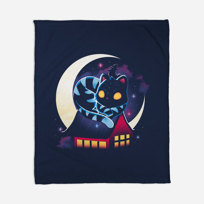 Japan Cat-None-Fleece-Blanket-Vallina84