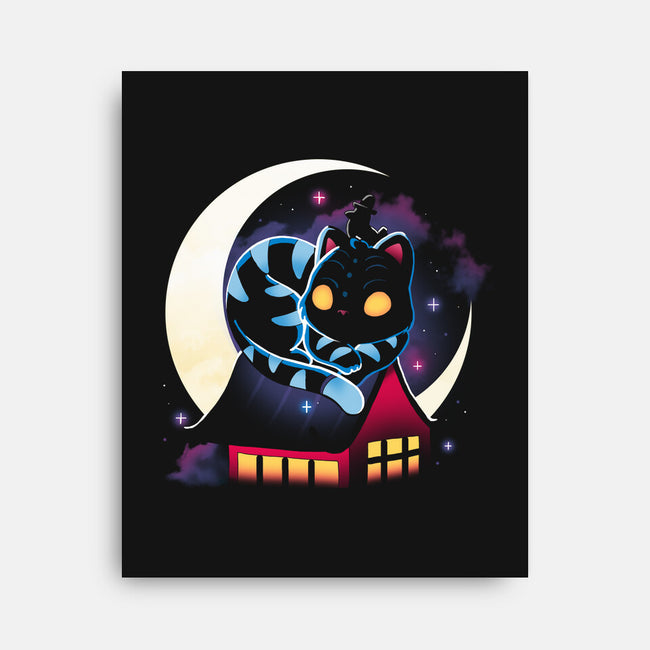 Japan Cat-None-Stretched-Canvas-Vallina84
