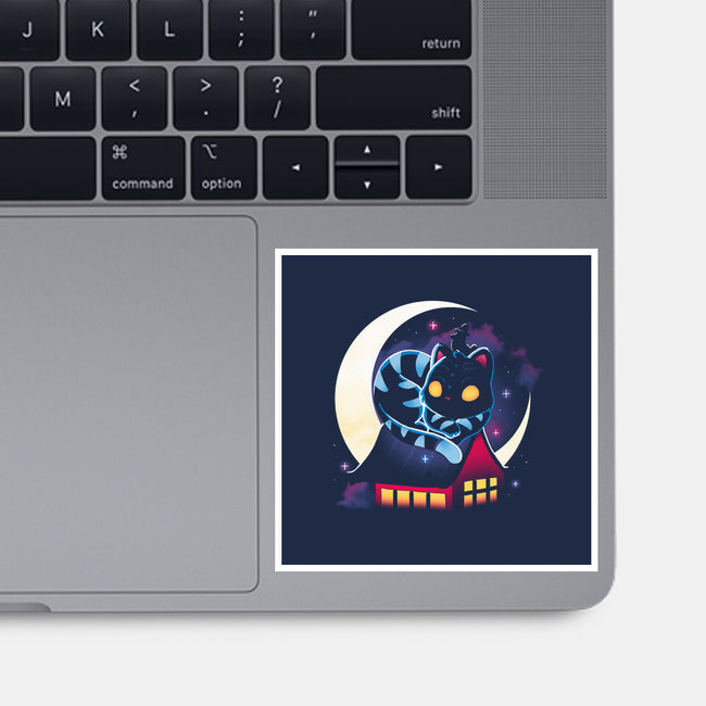Japan Cat-None-Glossy-Sticker-Vallina84