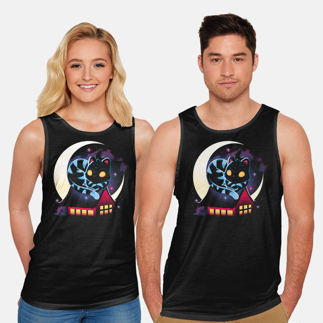 Japan Cat-Unisex-Basic-Tank-Vallina84